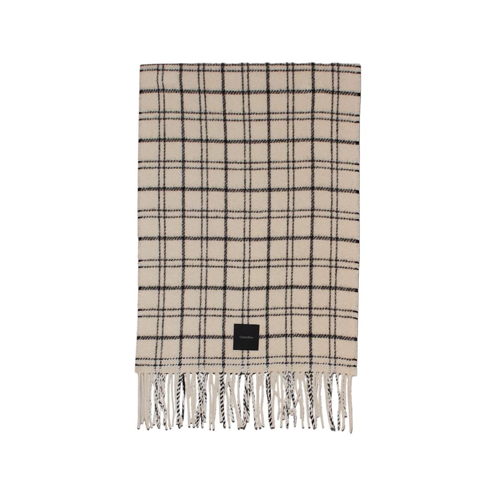 Calvin Klein Beige Wollschal