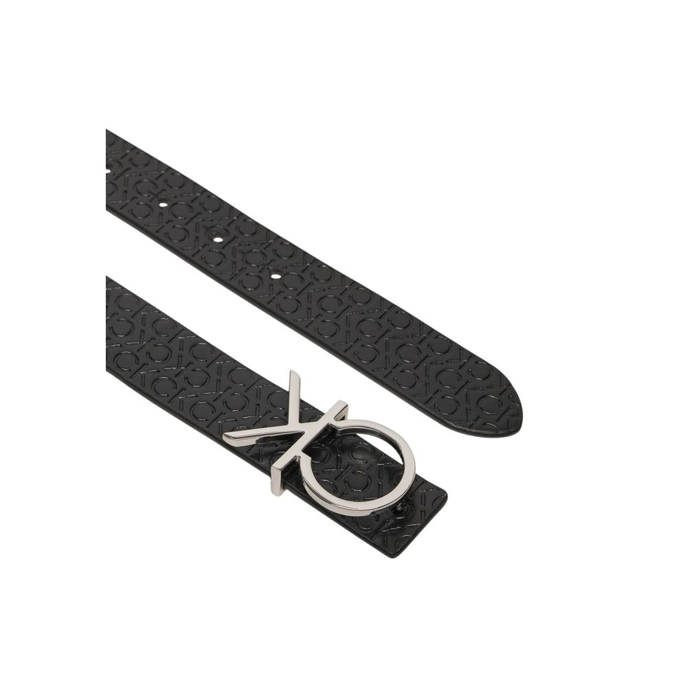Calvin Klein – Schwarzer Ledergürtel