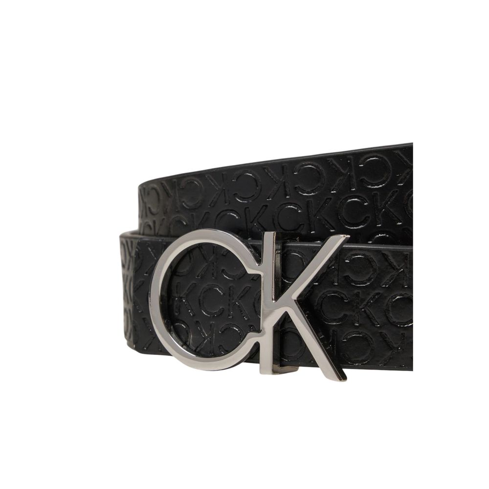 Calvin Klein – Schwarzer Ledergürtel