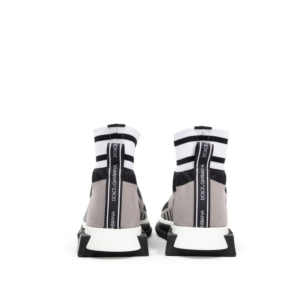 Dolce & Gabbana – Schwarzer Stoff-Sneaker
