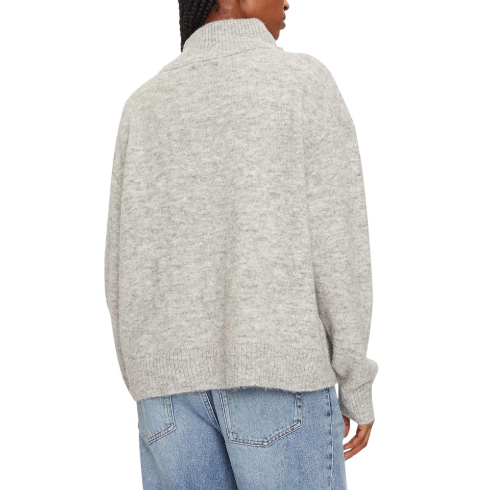 Calvin Klein Jeans – Graue Polyester-Strickjacke
