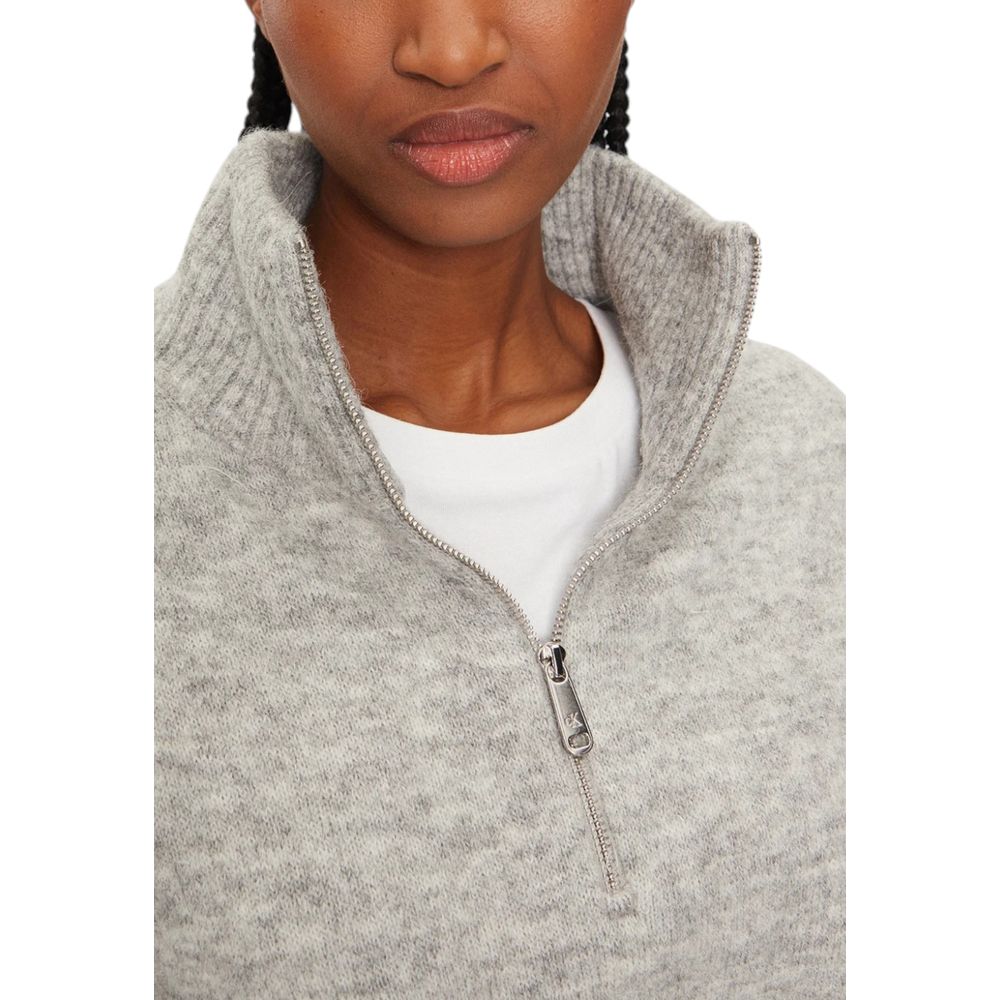 Calvin Klein Jeans – Graue Polyester-Strickjacke
