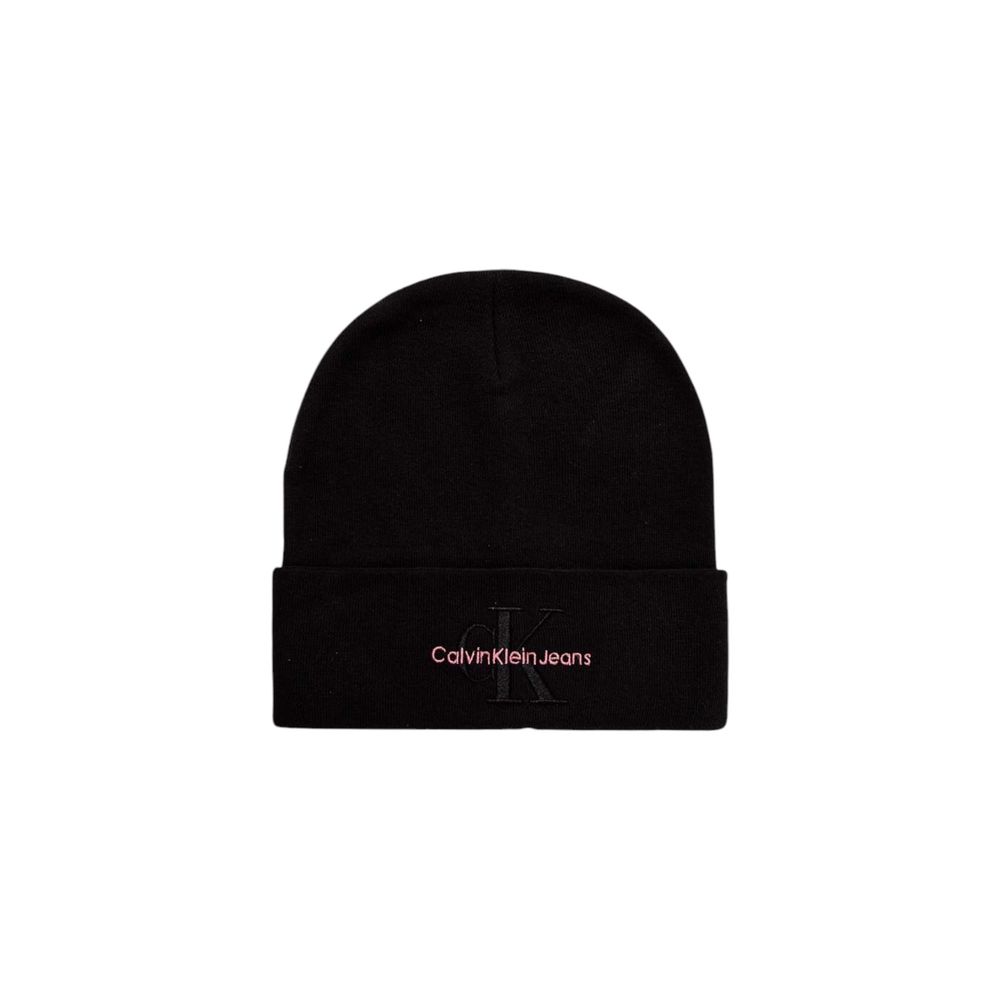 Calvin Klein Jeans – Baseballmütze aus schwarzer Baumwolle