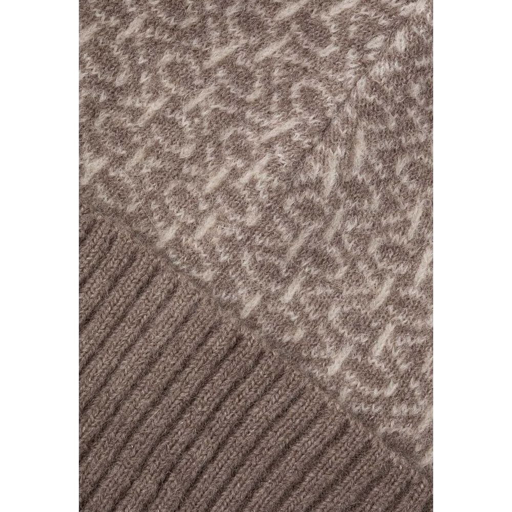 Calvin Klein Beige Alpaka Leder Caps Baseball Cap