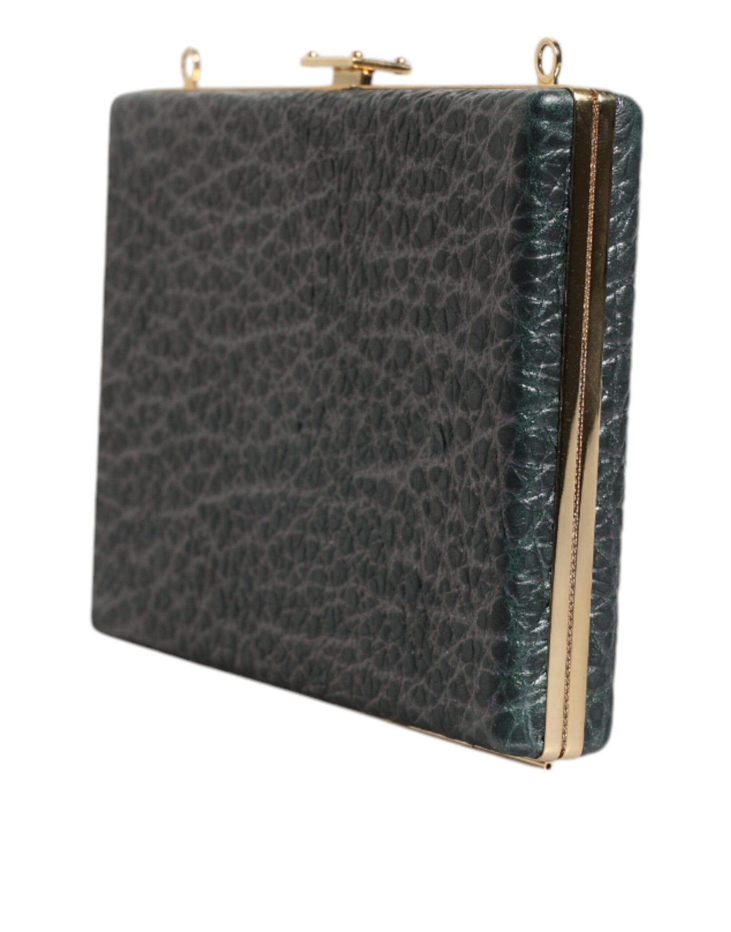 Dolce & Gabbana – Schwarze Clutch aus Leder für den Abend