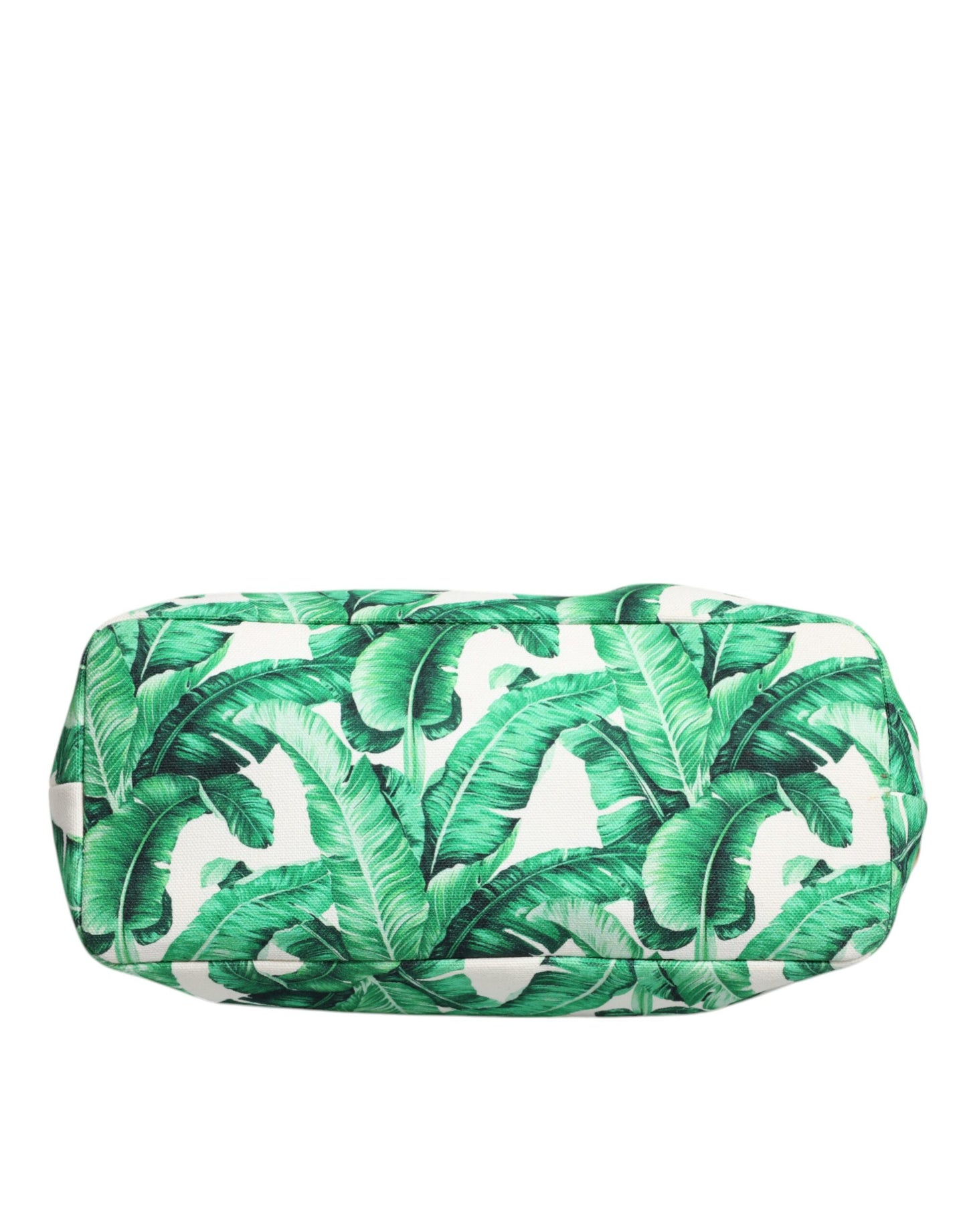 Dolce & Gabbana Grüne Canvas-Tragetasche „Botanischer Garten“ für Damen