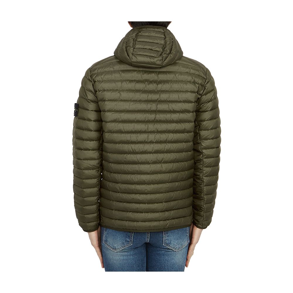 Grüne Nylonjacke von Stone Island