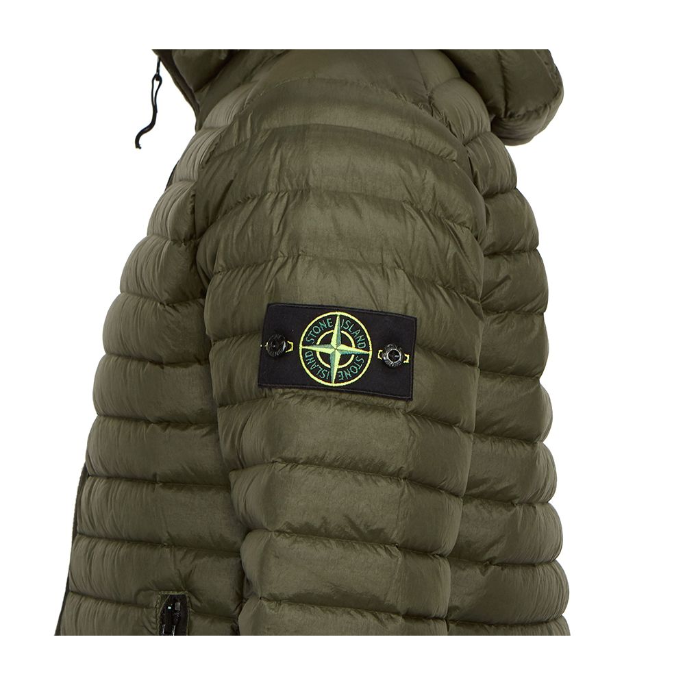 Grüne Nylonjacke von Stone Island