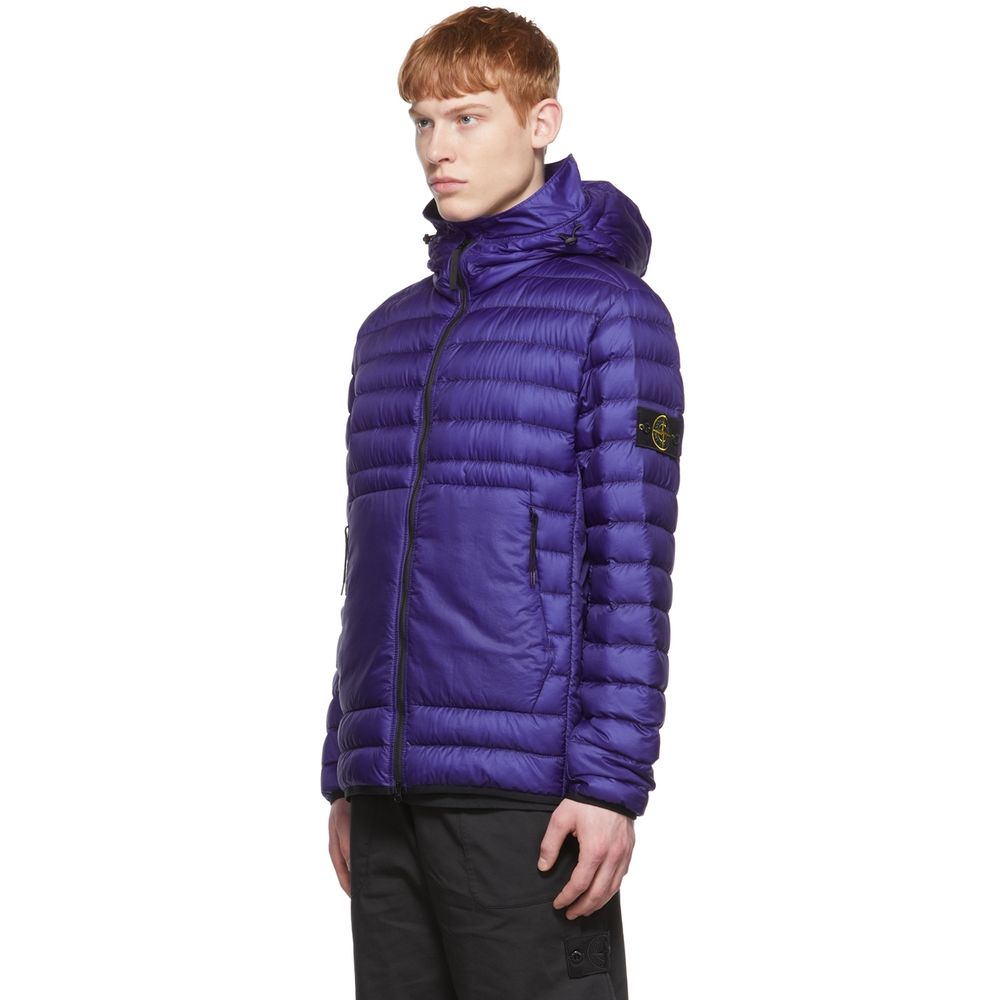 Lilafarbene Nylonjacke von Stone Island
