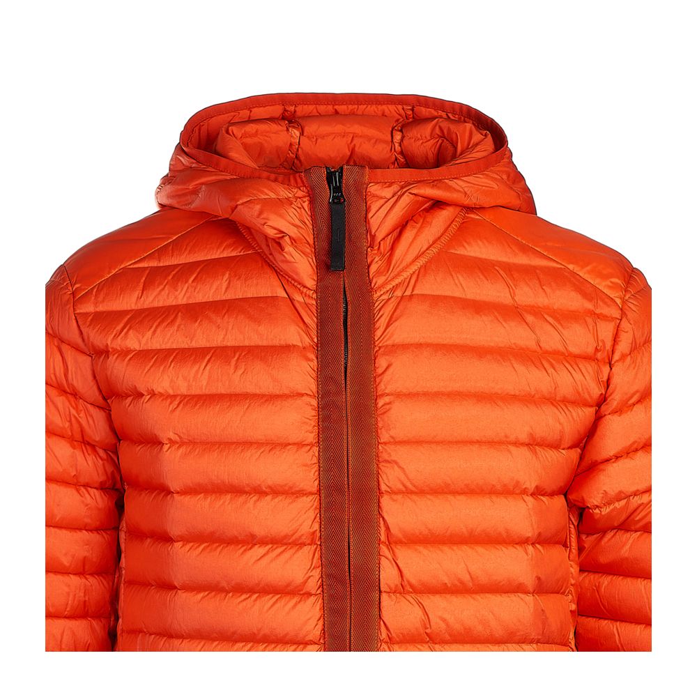 Stone Island – Orangefarbene Nylonjacke