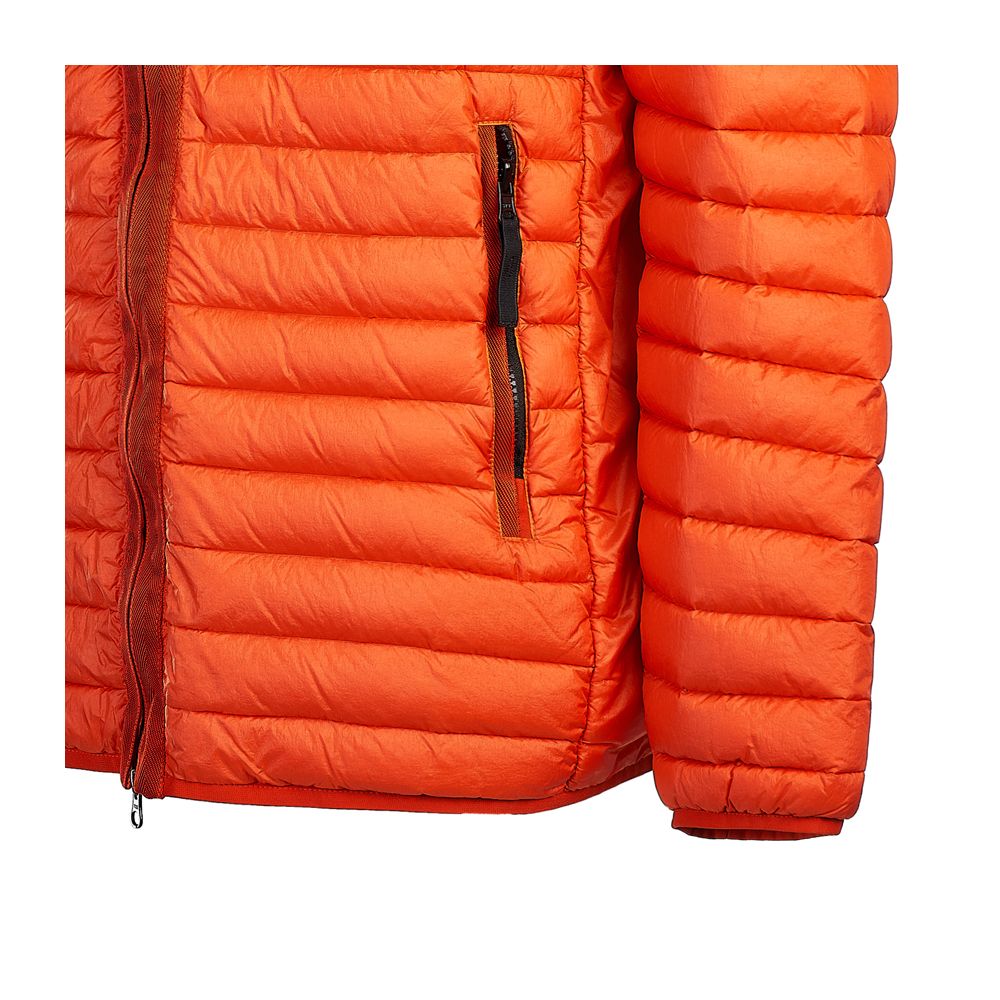 Stone Island – Orangefarbene Nylonjacke