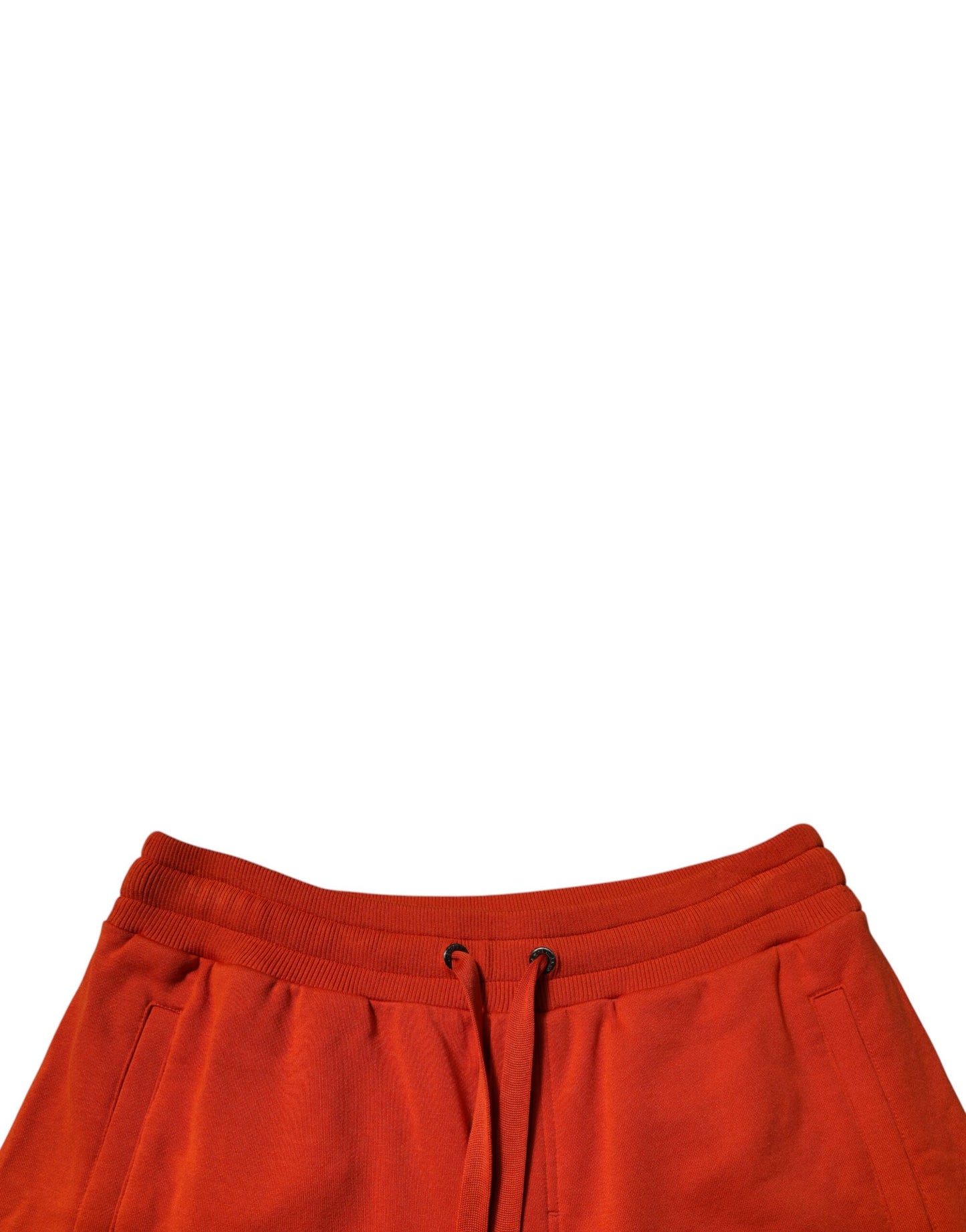 Dolce & Gabbana – Rote Bermudashorts aus Baumwollmischung mit mittlerer Taille für Herren