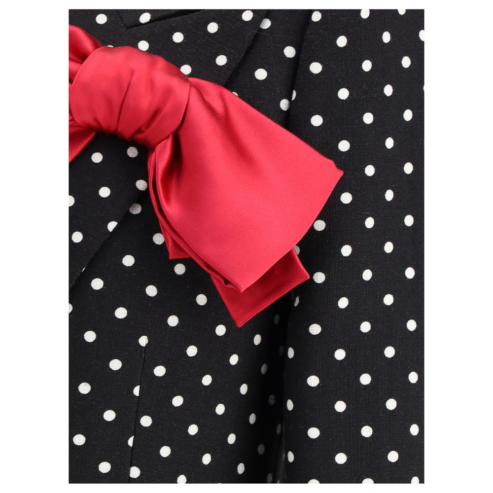 Valentino Einreihiger Blazer mit Polka Dots