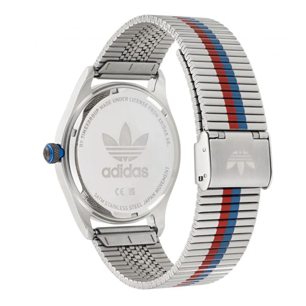 Adidas – Graue Edelstahluhr