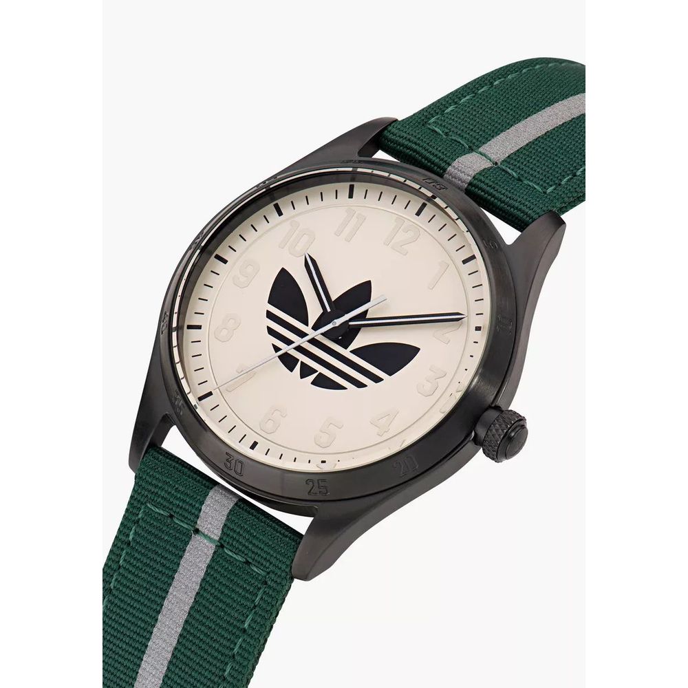 Adidas Grüne Stoffuhr