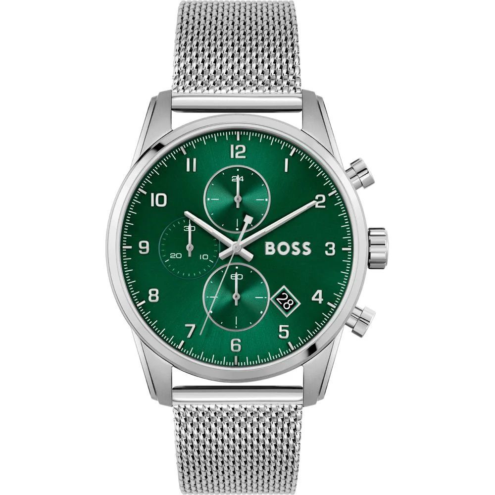 Hugo Boss – Silberne Edelstahluhr