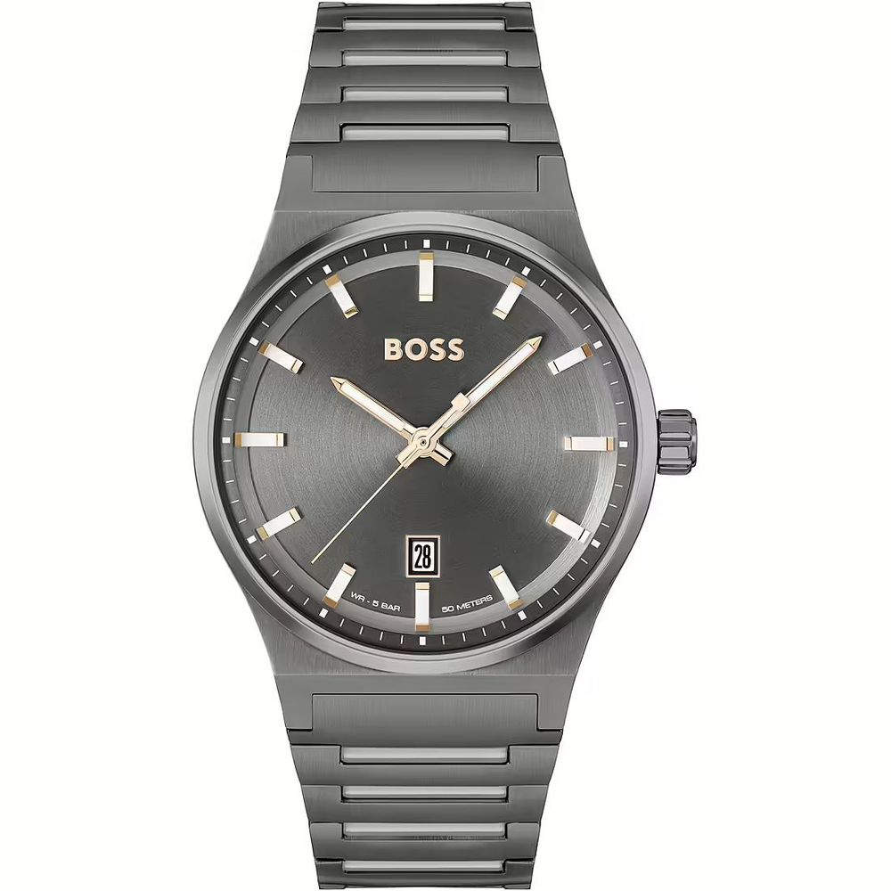 Hugo Boss – Graue Edelstahluhr