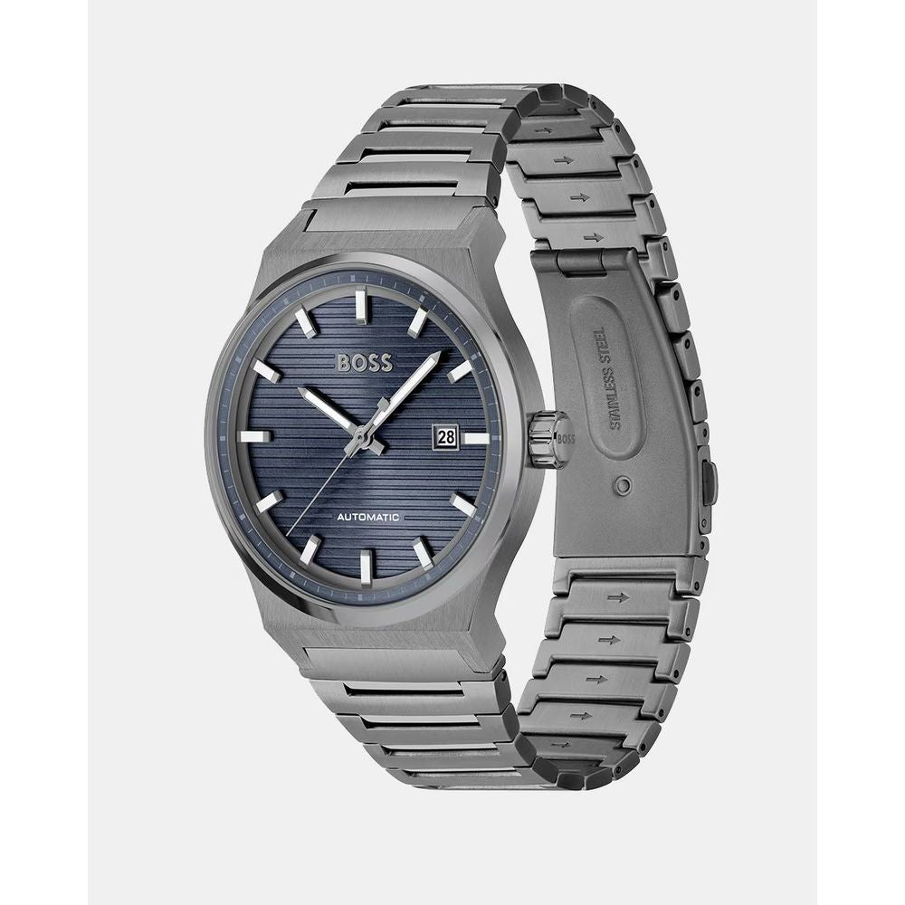 Hugo Boss – Graue Edelstahluhr