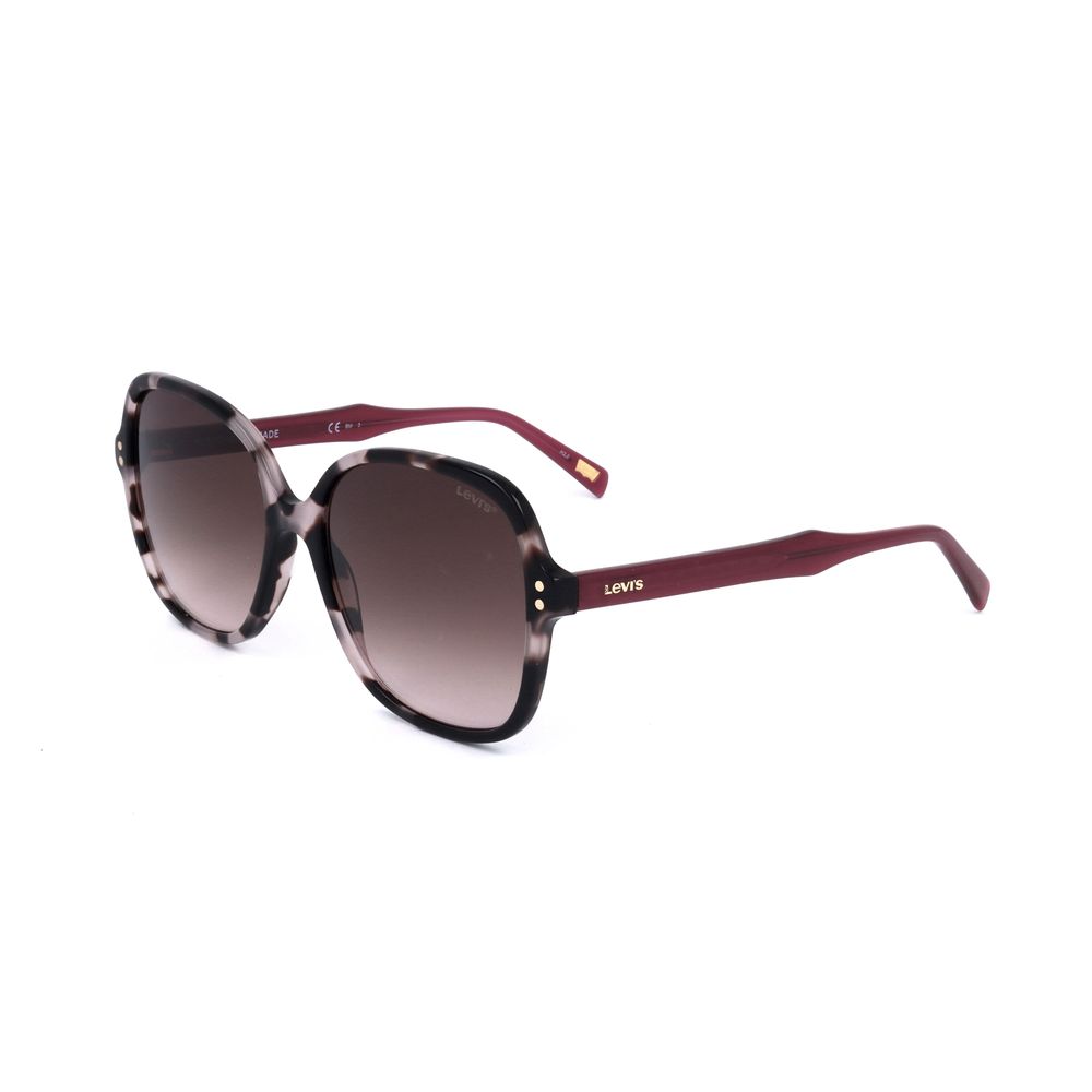 Levi's – Schwarze Sonnenbrille aus Edelstahl