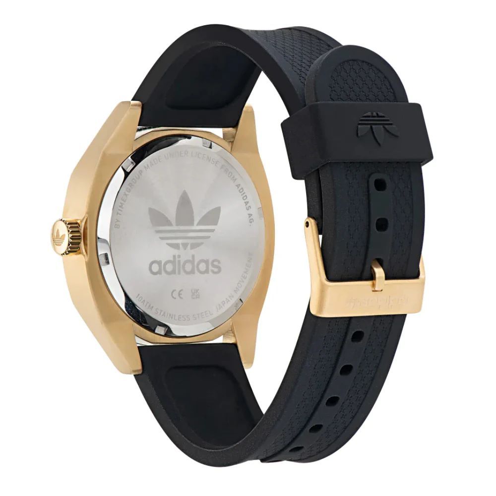 Adidas Schwarze Synthetikuhr