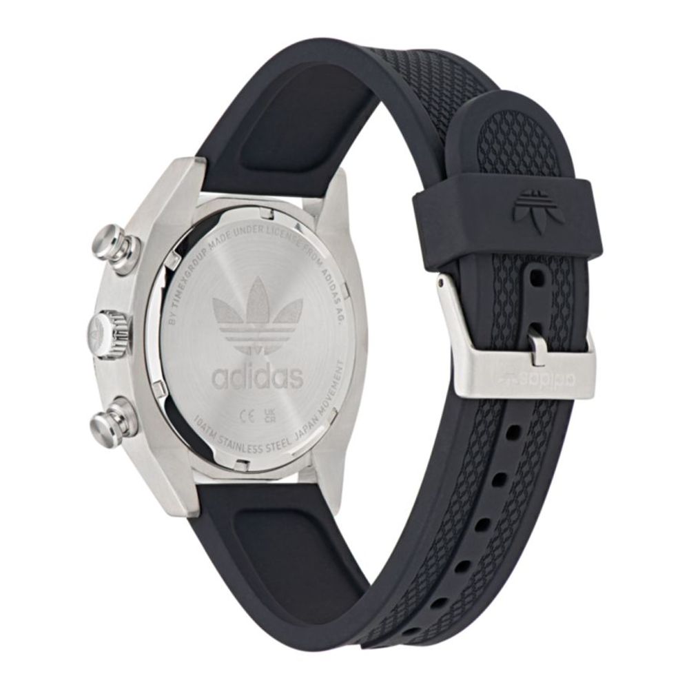 Adidas Schwarze Synthetikuhr