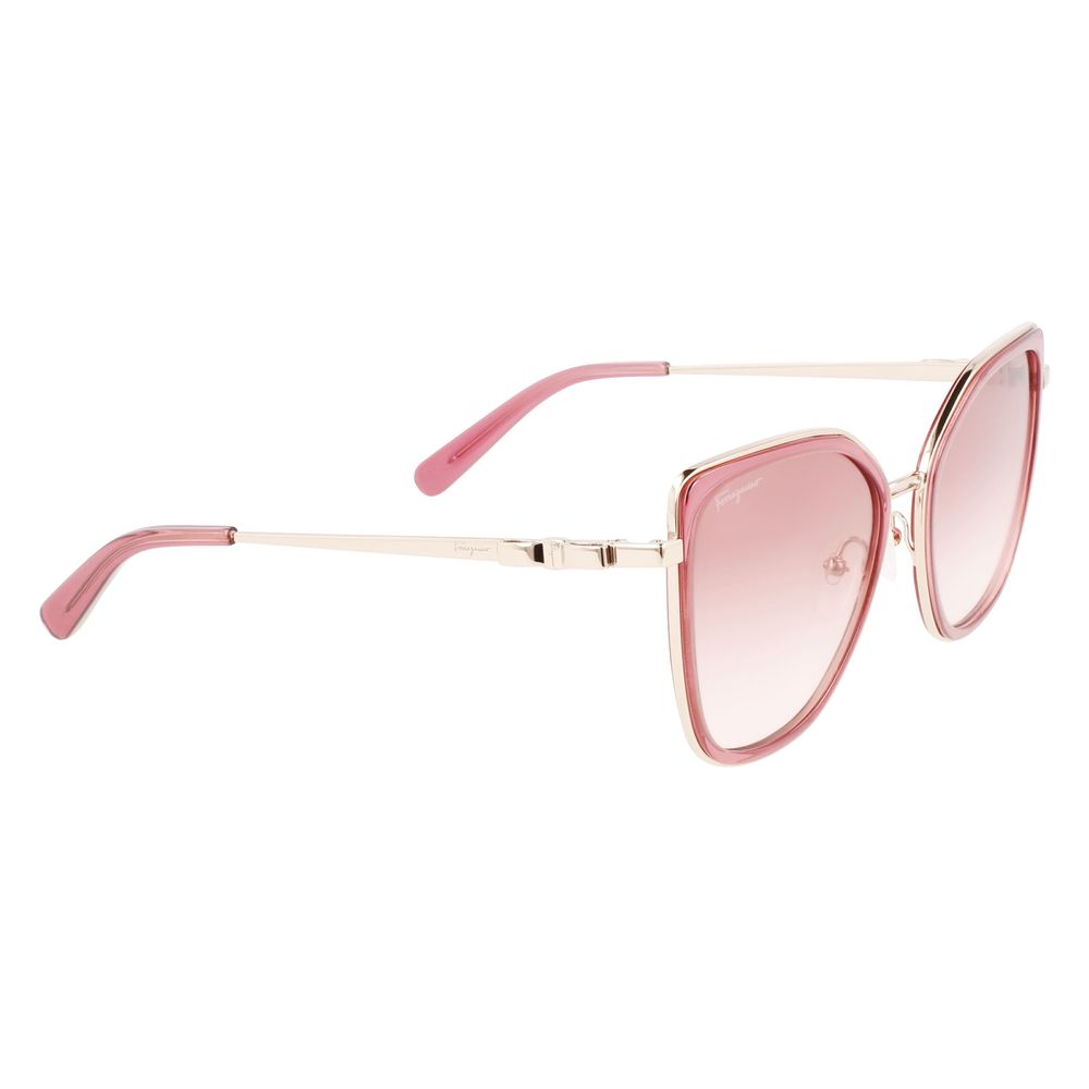 Ferragamo Mehrfarbige Metallsonnenbrille