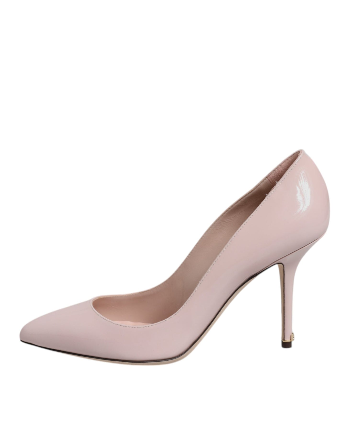 Dolce & Gabbana – Pumps aus rosa Lackleder mit Stilettoabsatz