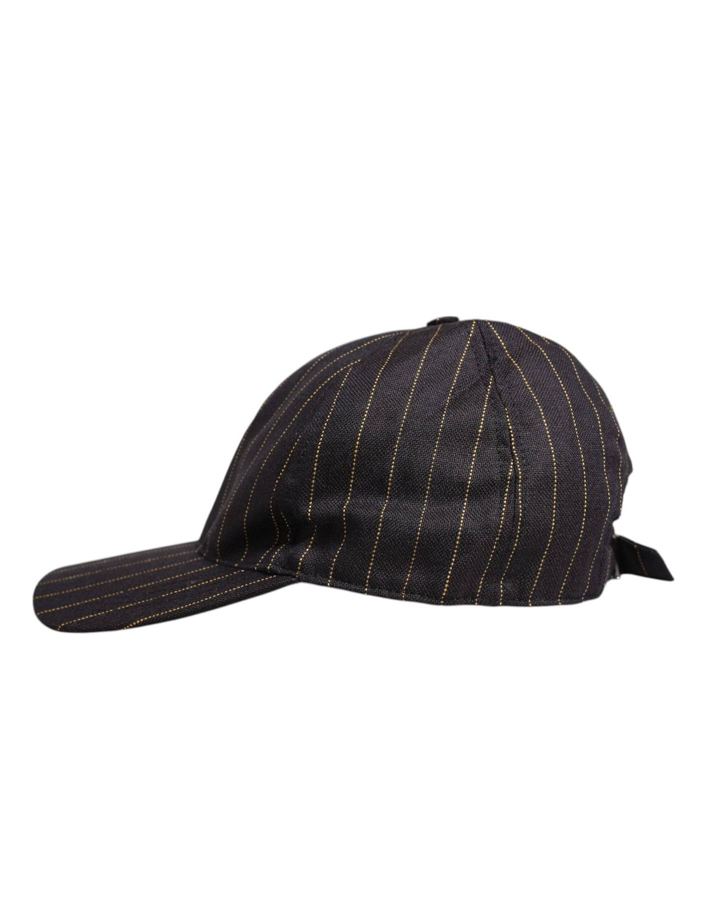 Dolce & Gabbana – Baseballkappe aus Baumwolle mit 6 Einsätzen und braunen Streifen