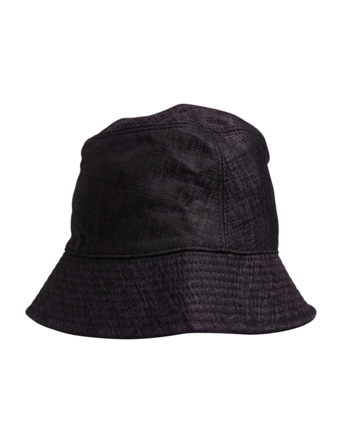 Dolce & Gabbana – Schwarzer Nylon-Fischerhut mit breiter Krempe