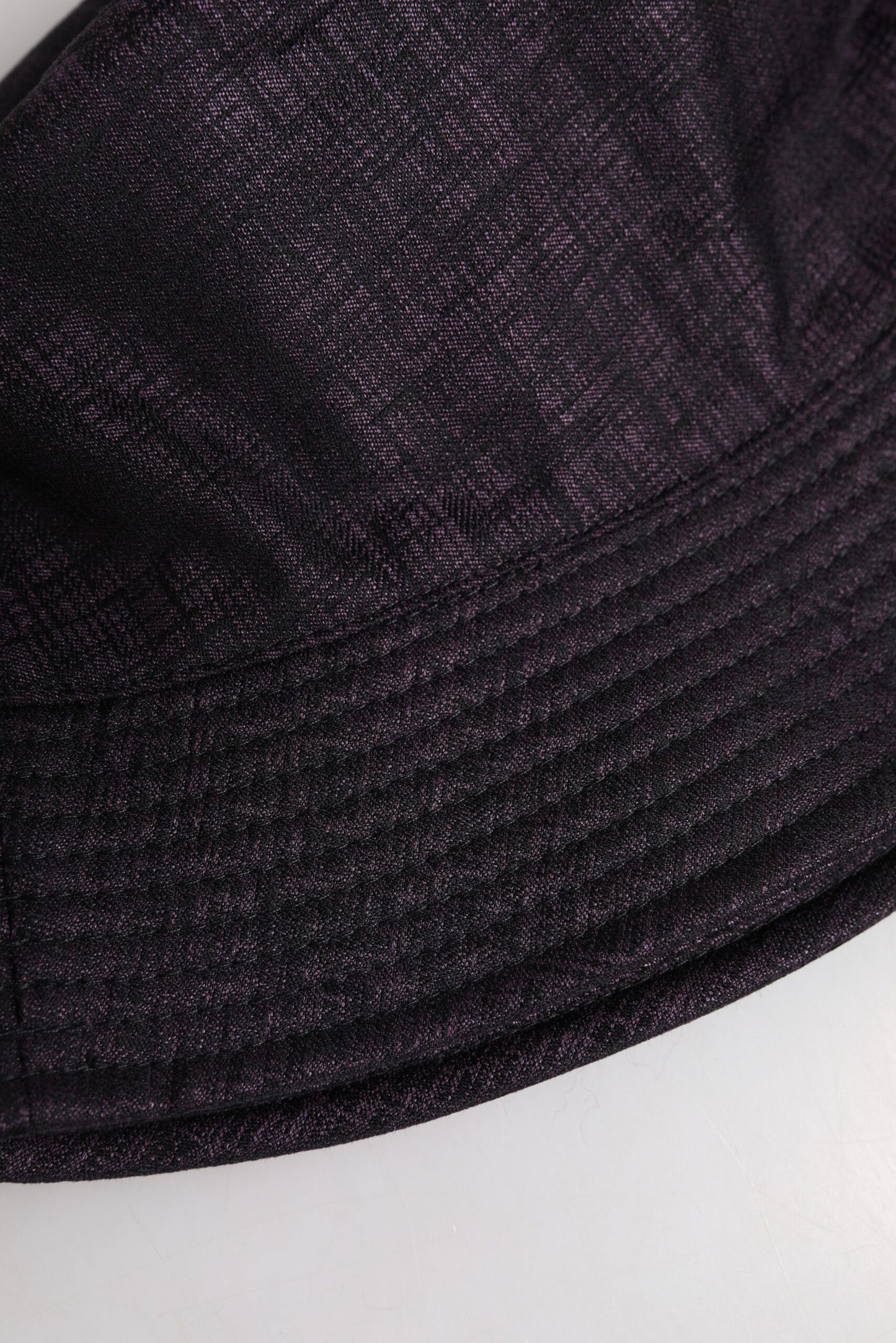Dolce & Gabbana – Schwarzer Nylon-Fischerhut mit breiter Krempe