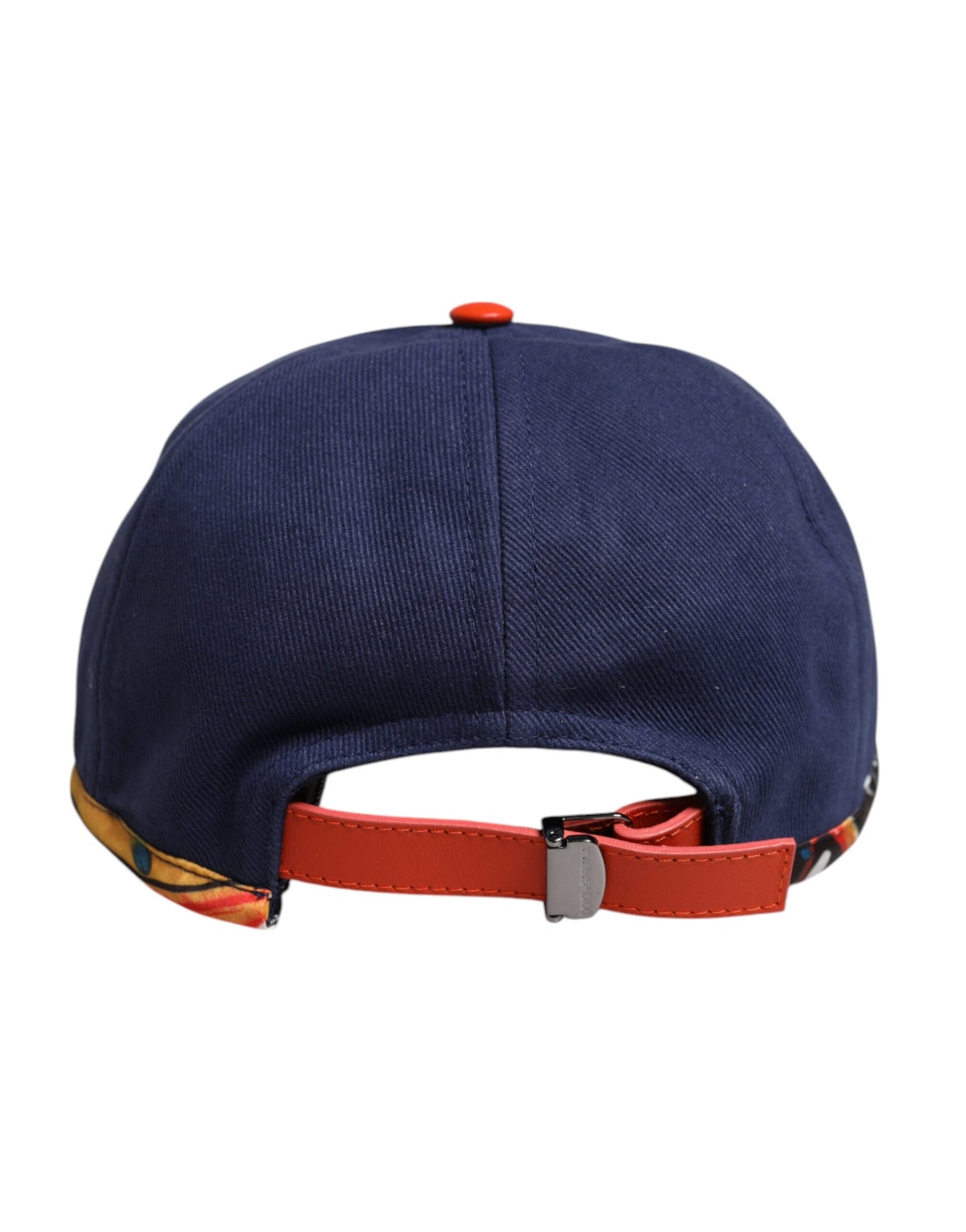 Dolce & Gabbana – Blaue Baseballkappe aus Baumwolle mit 6 Paneelen