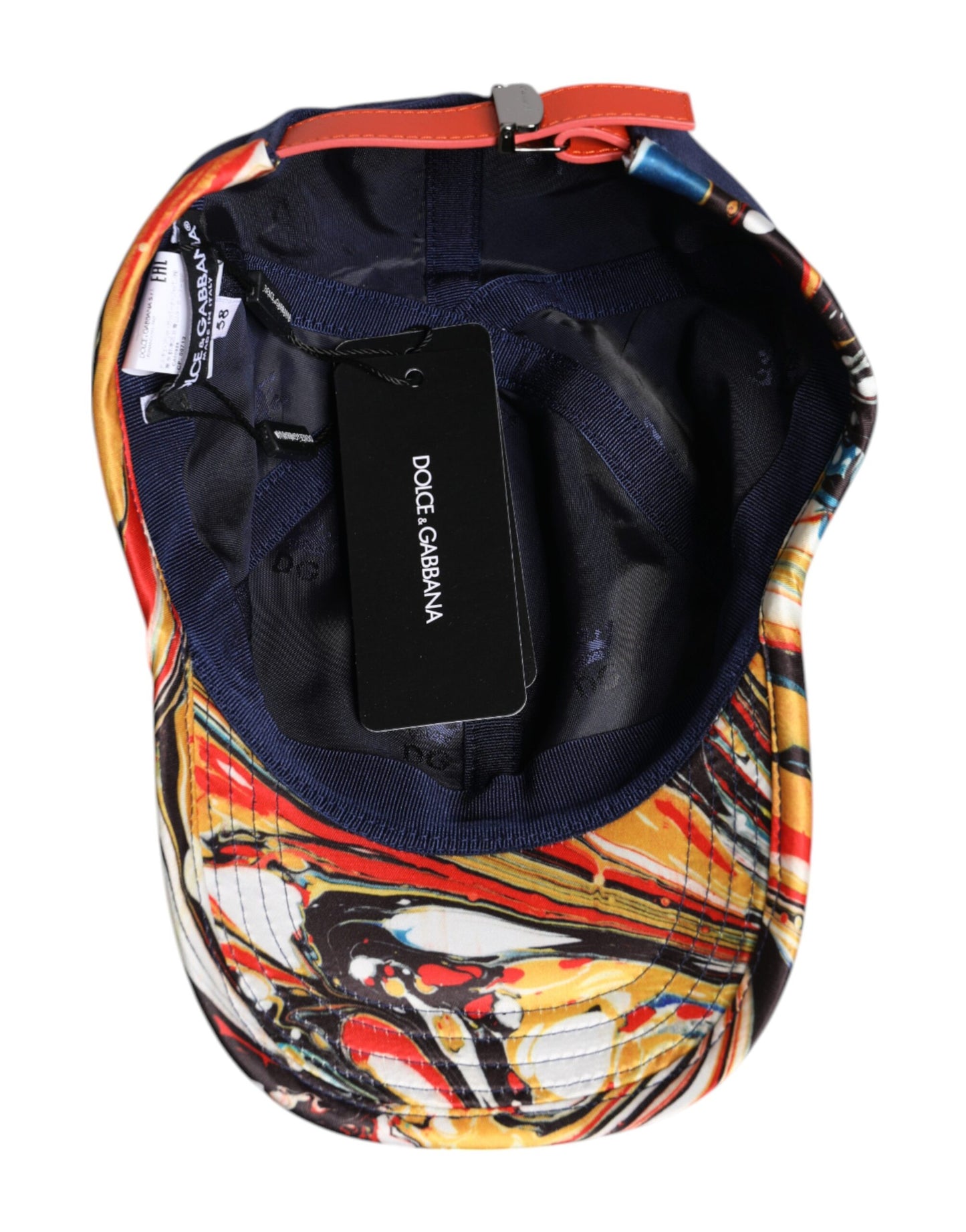 Dolce & Gabbana – Blaue Baseballkappe aus Baumwolle mit 6 Paneelen