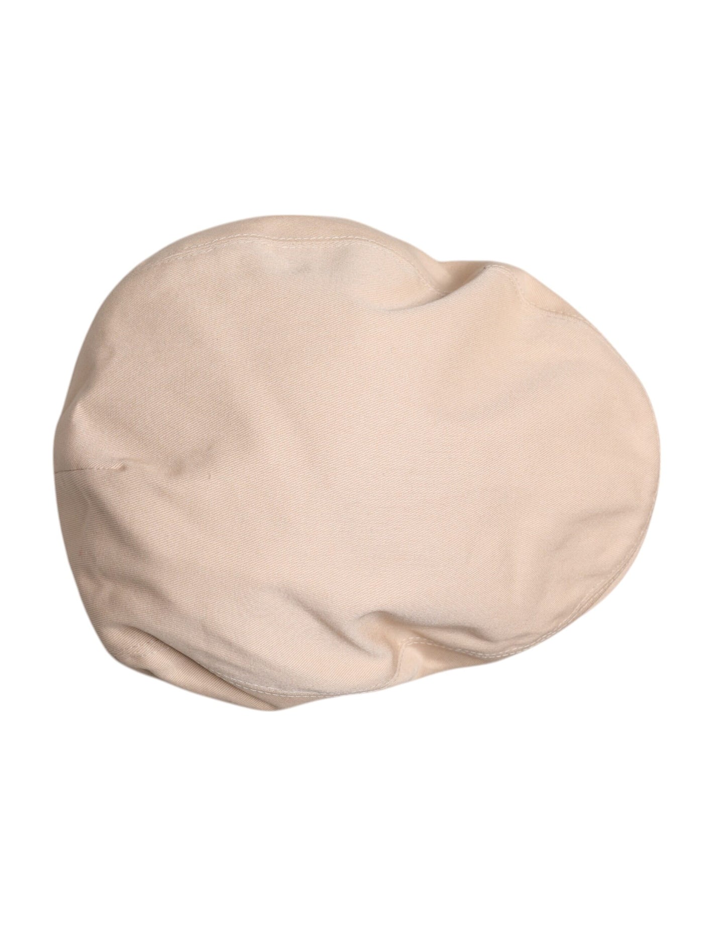 Dolce & Gabbana Beige Baumwoll-Newsboy-Capello-Cabbie-Mütze