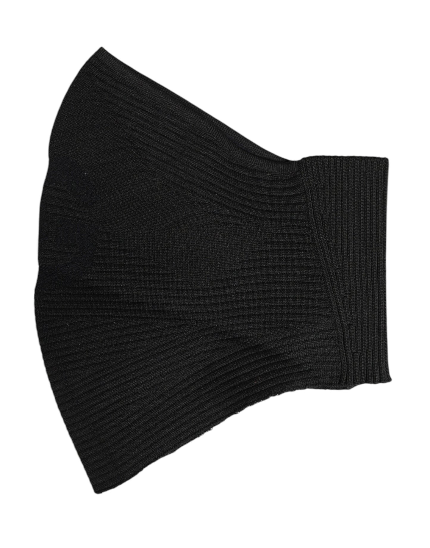 Dolce & Gabbana – Schwarze Strick-Skimaske aus Nylon