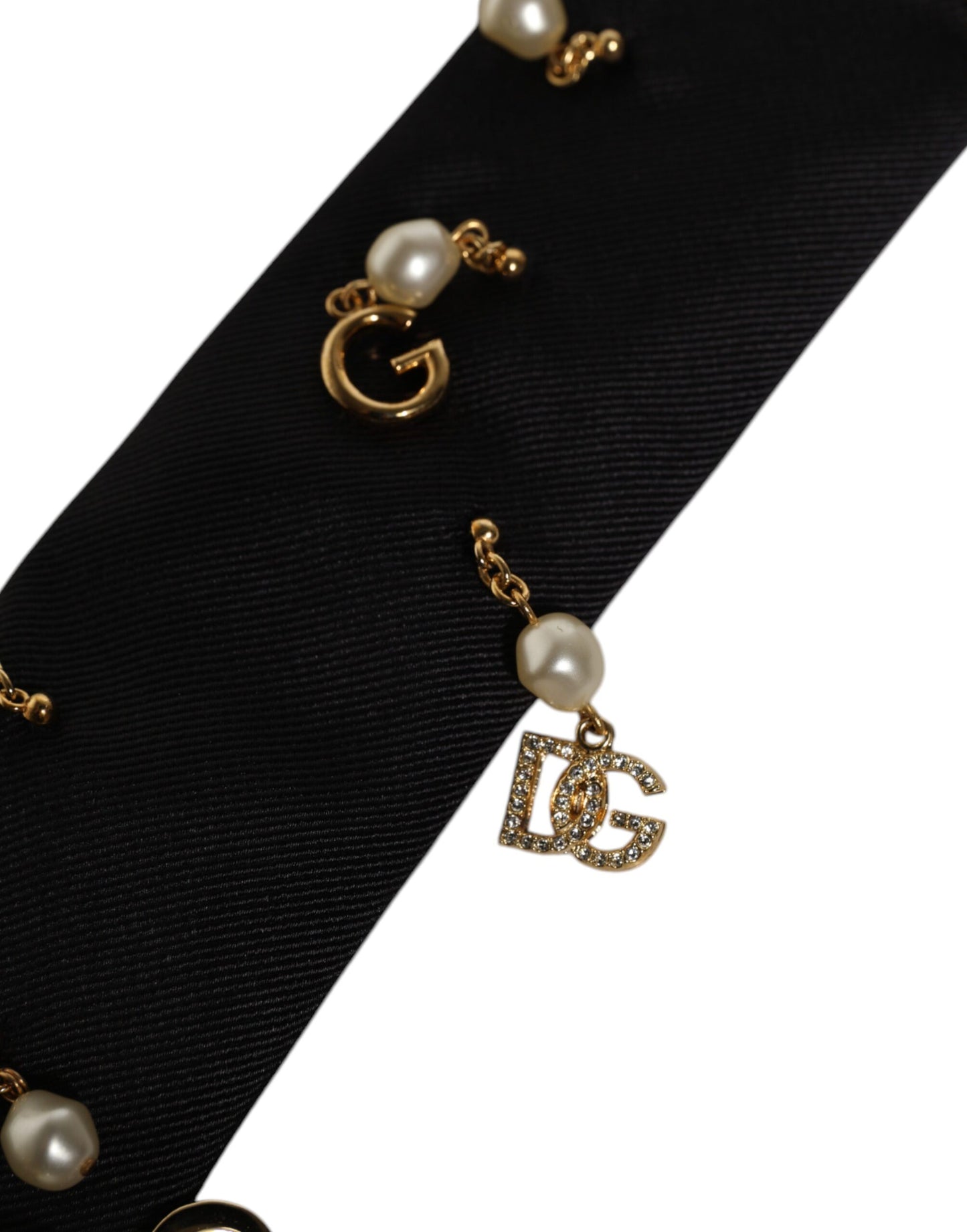 Dolce & Gabbana – Verstellbare Krawatte mit schwarzem Logo