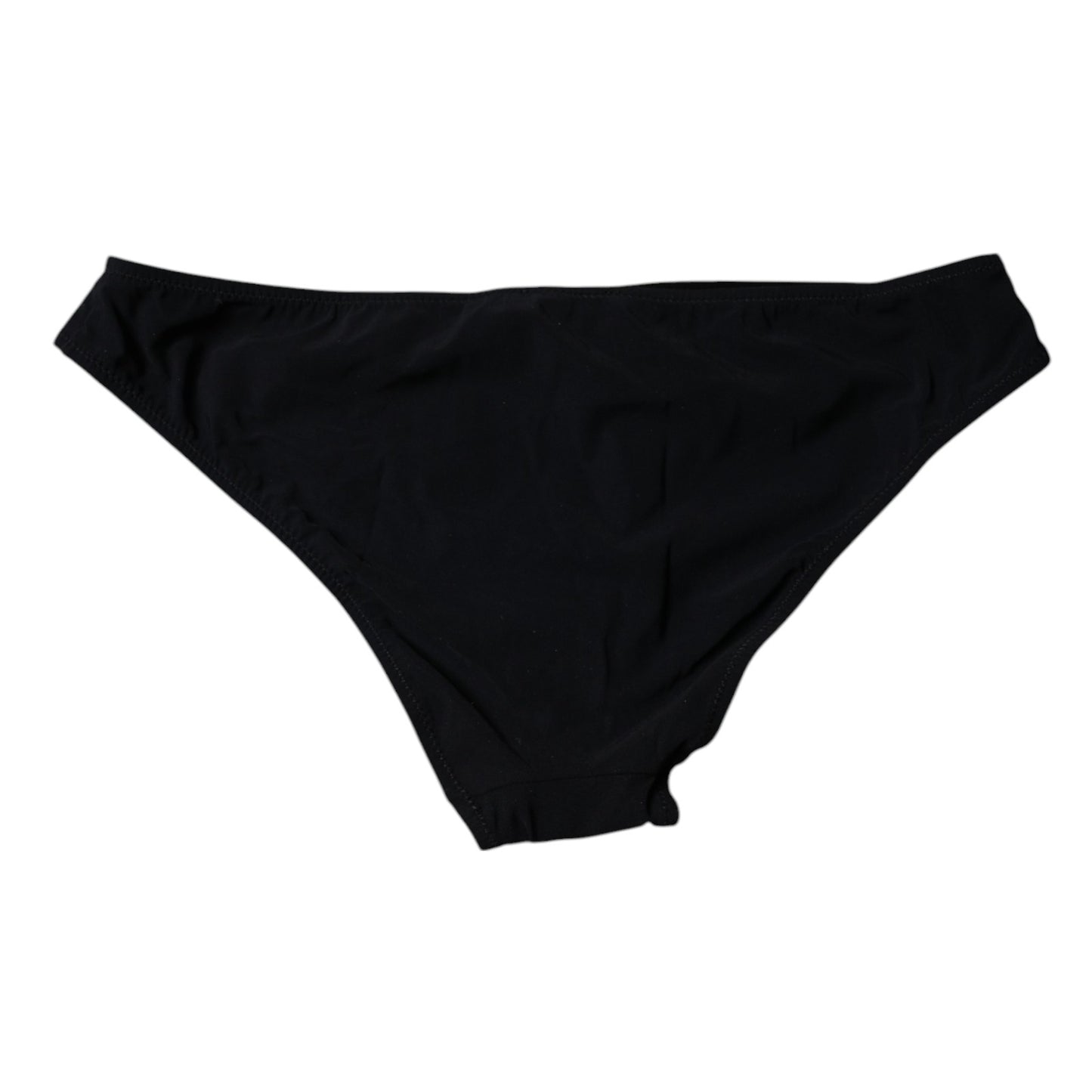 Dolce & Gabbana – Schwarze Nylon-Stretch-Höschen mit mittlerer Taille