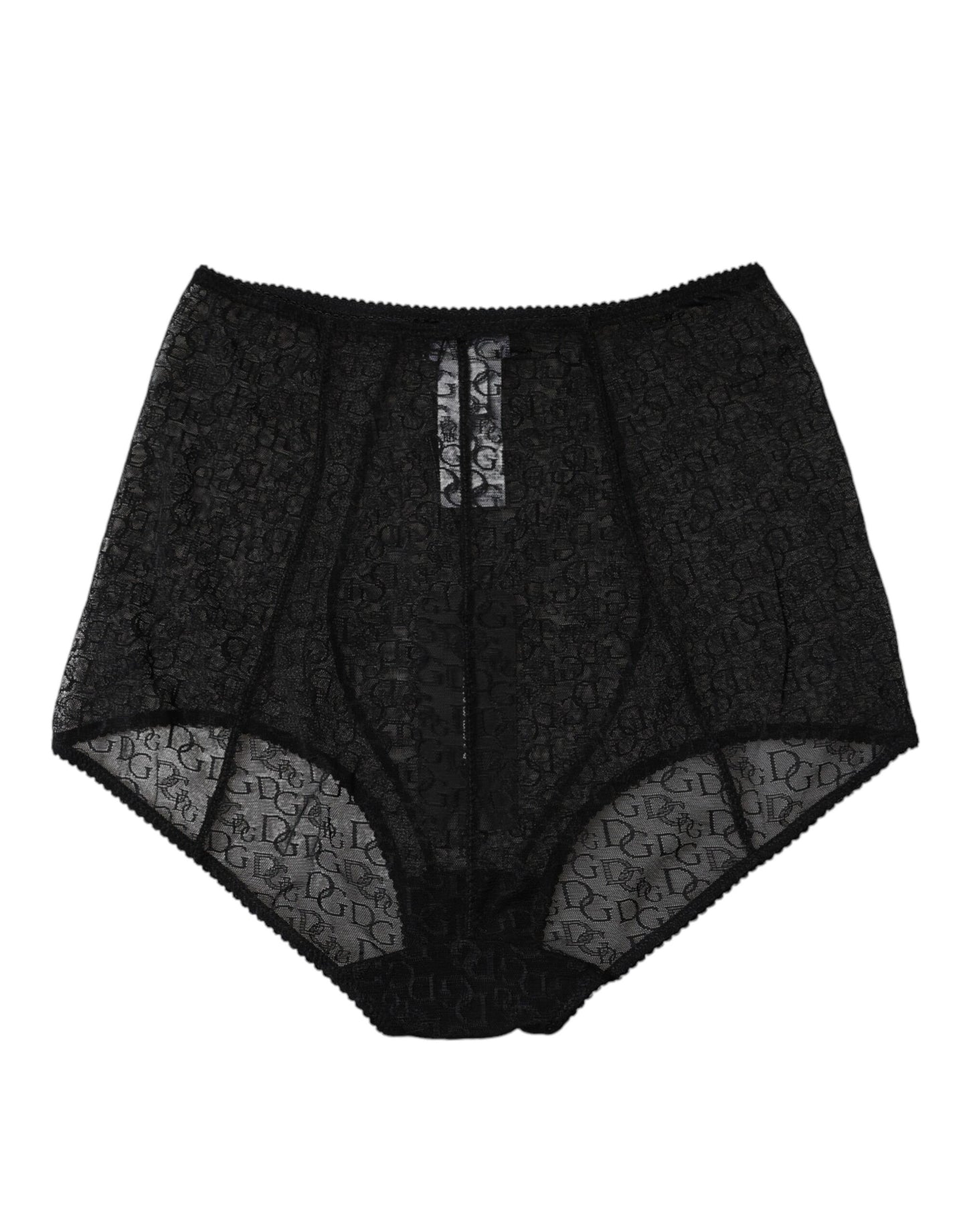 Dolce & Gabbana – Schwarzes Mieder mit Logo und hoher Taille