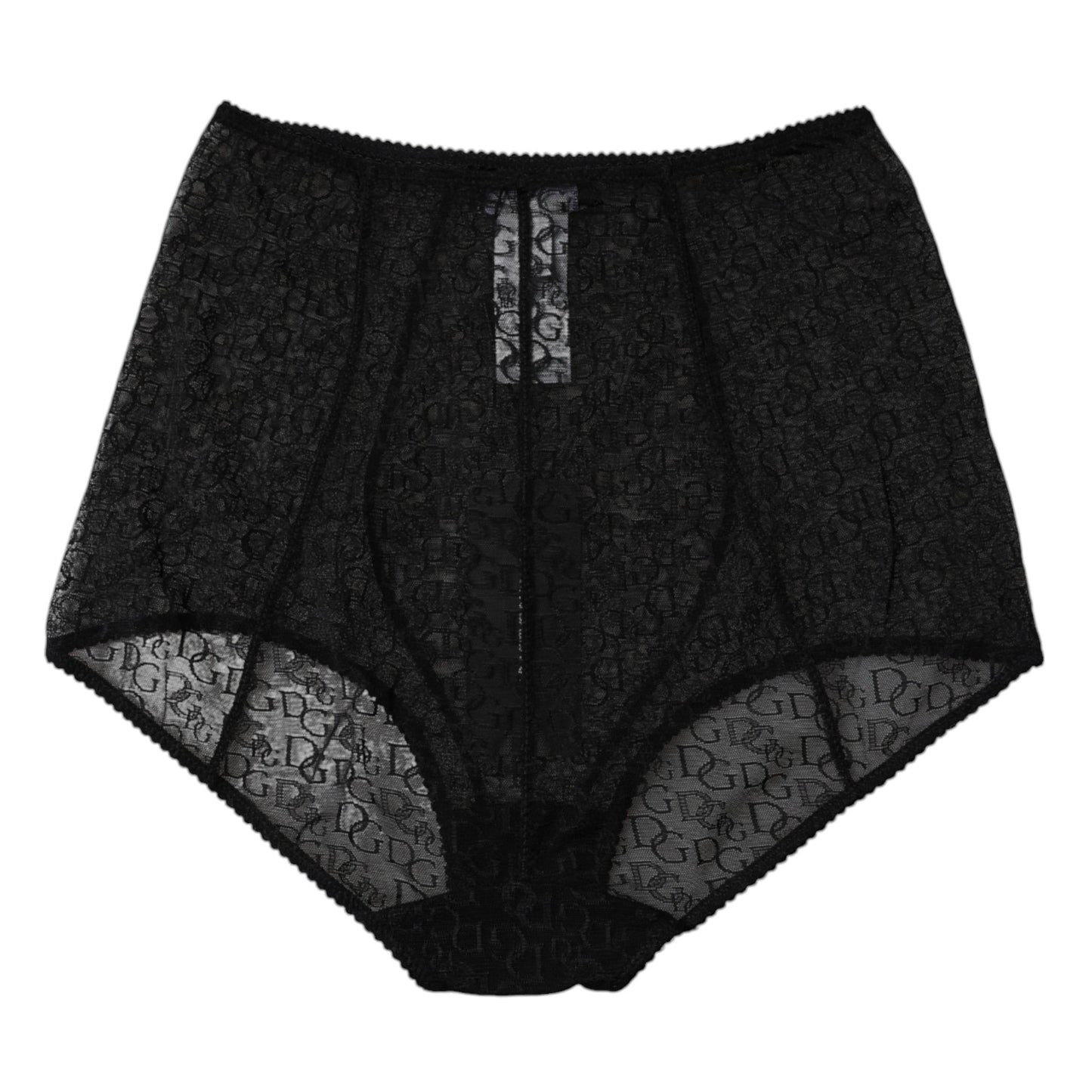 Dolce & Gabbana – Schwarzes Mieder mit Logo und hoher Taille