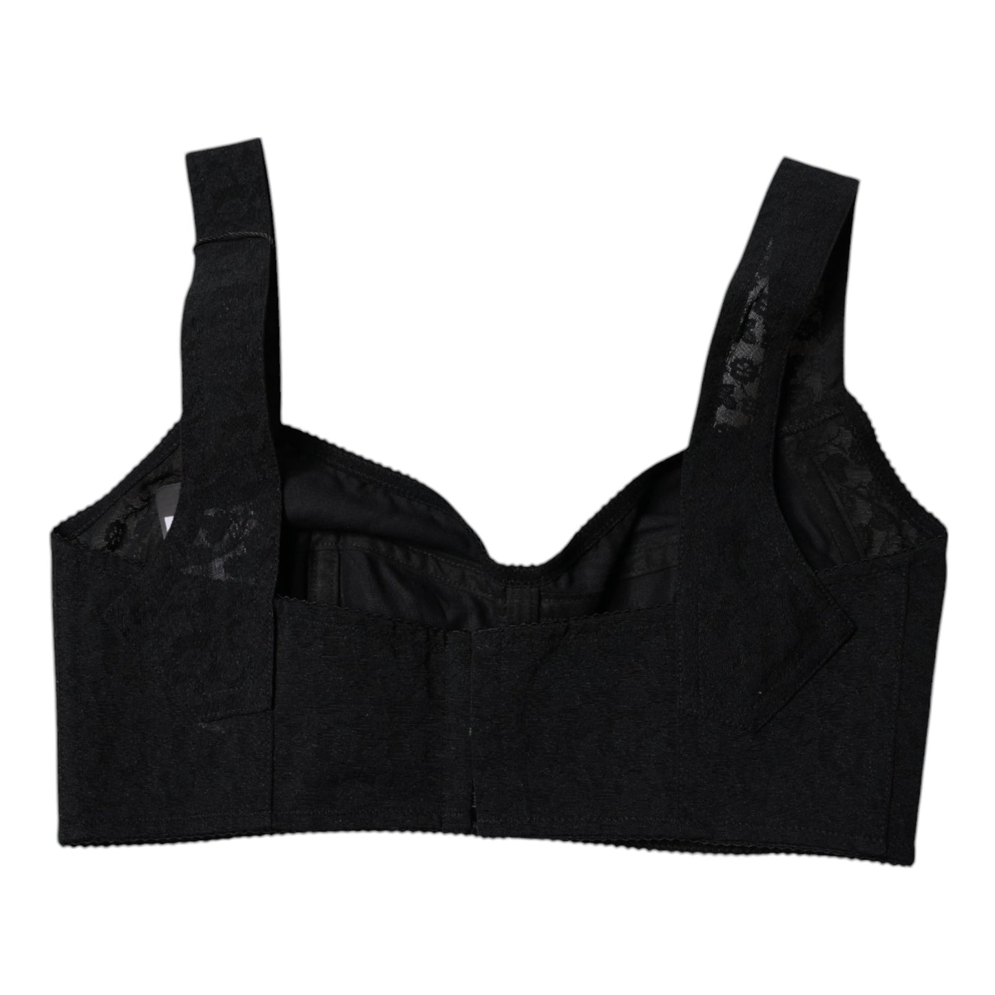 Schwarze Nylon-Balconcino-Büstenhalter-Unterwäsche von Dolce & Gabbana