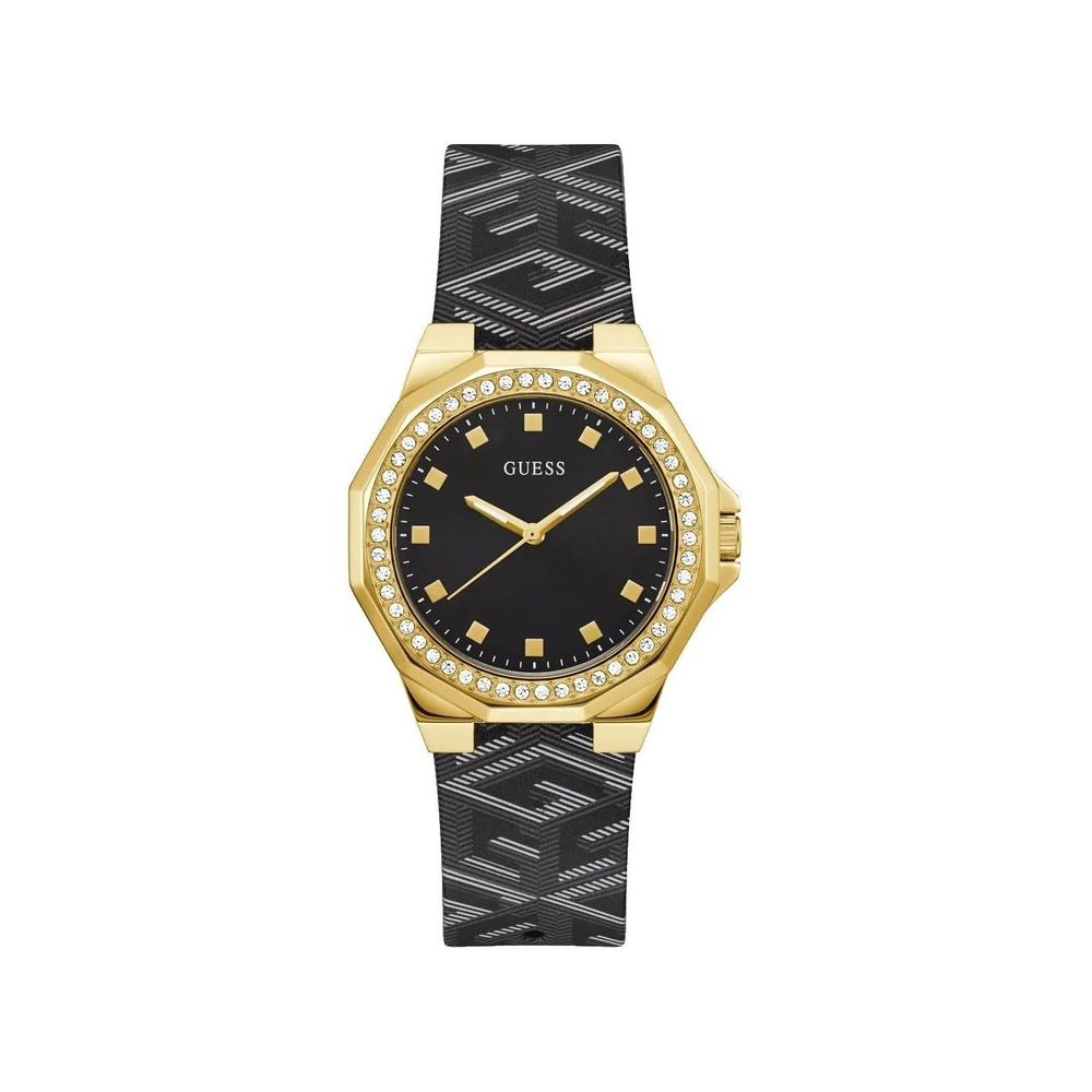 Guess – Schwarze Lederuhr