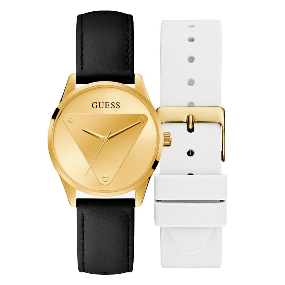 Guess – Schwarze Lederuhr