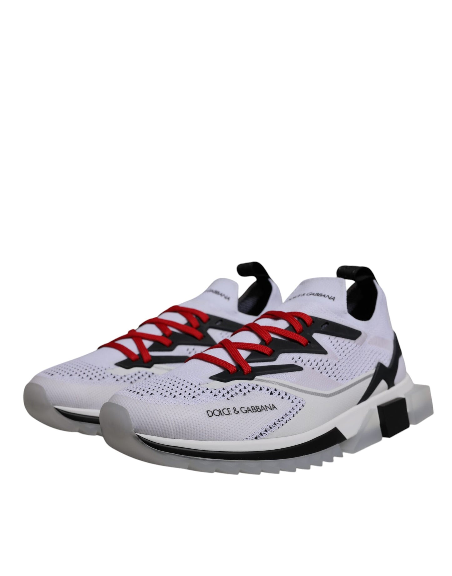 Dolce & Gabbana Weiße SORRENTO Sport Stretch Sneakers Schuhe