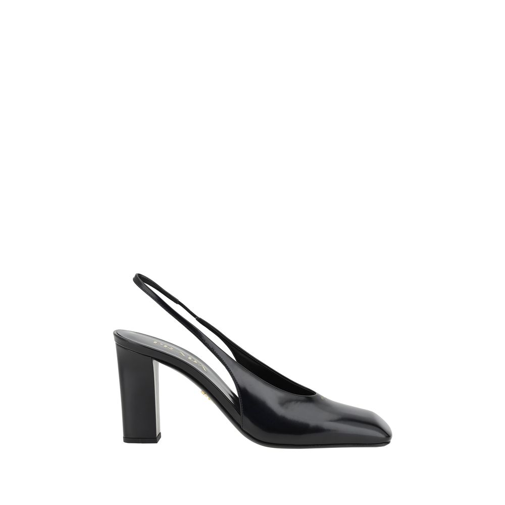 Prada – Schwarze Pumps aus Kalbsleder