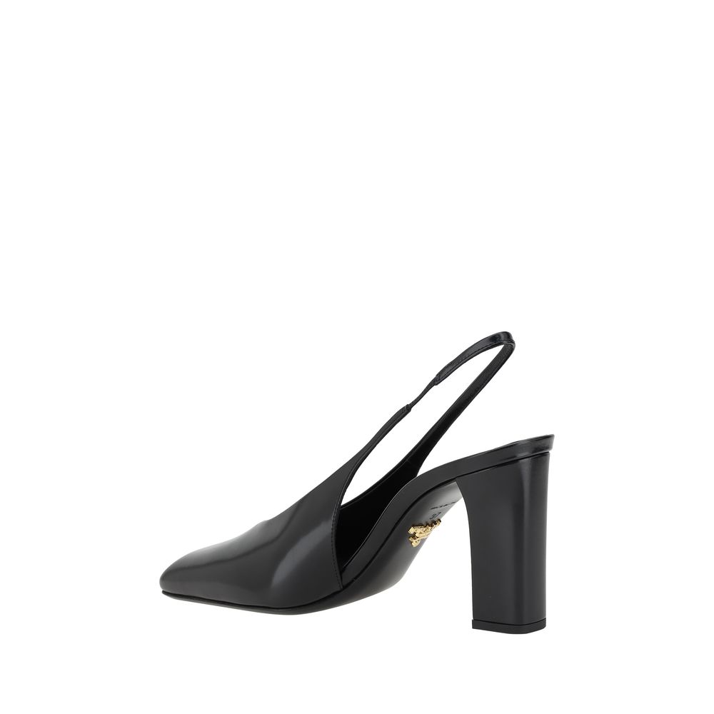 Prada – Schwarze Pumps aus Kalbsleder