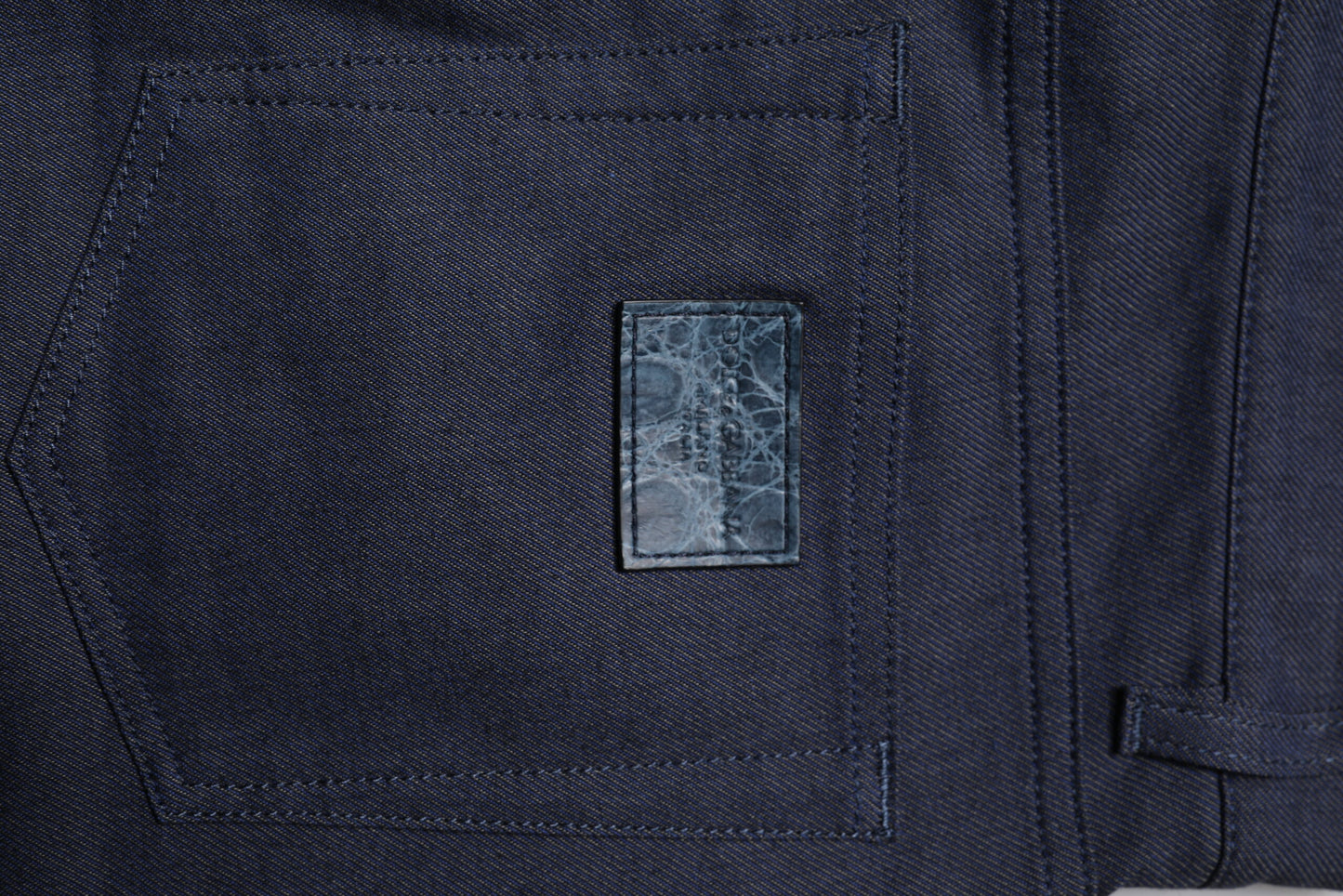 Dolce & Gabbana Dunkelblaue Skinny-Jeans aus Baumwollstretch