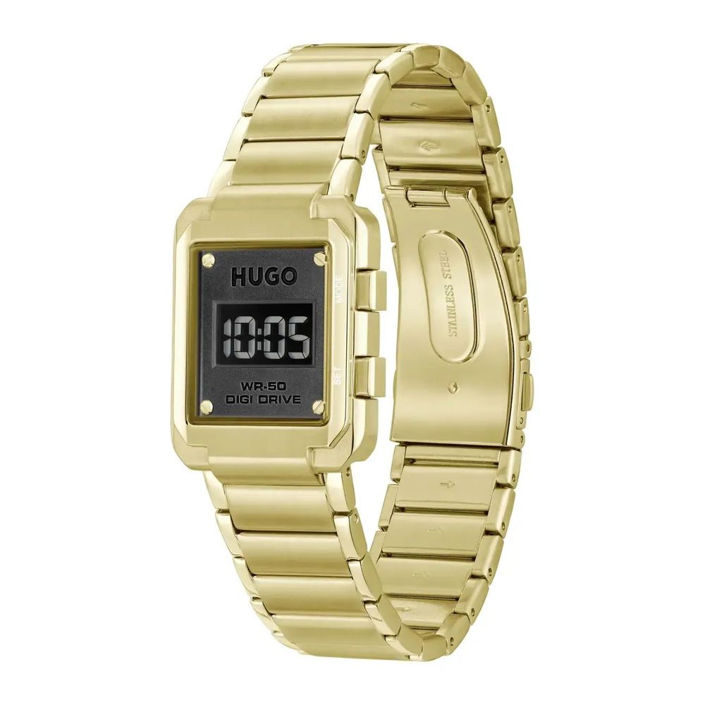 Hugo Boss – Goldene Edelstahluhr