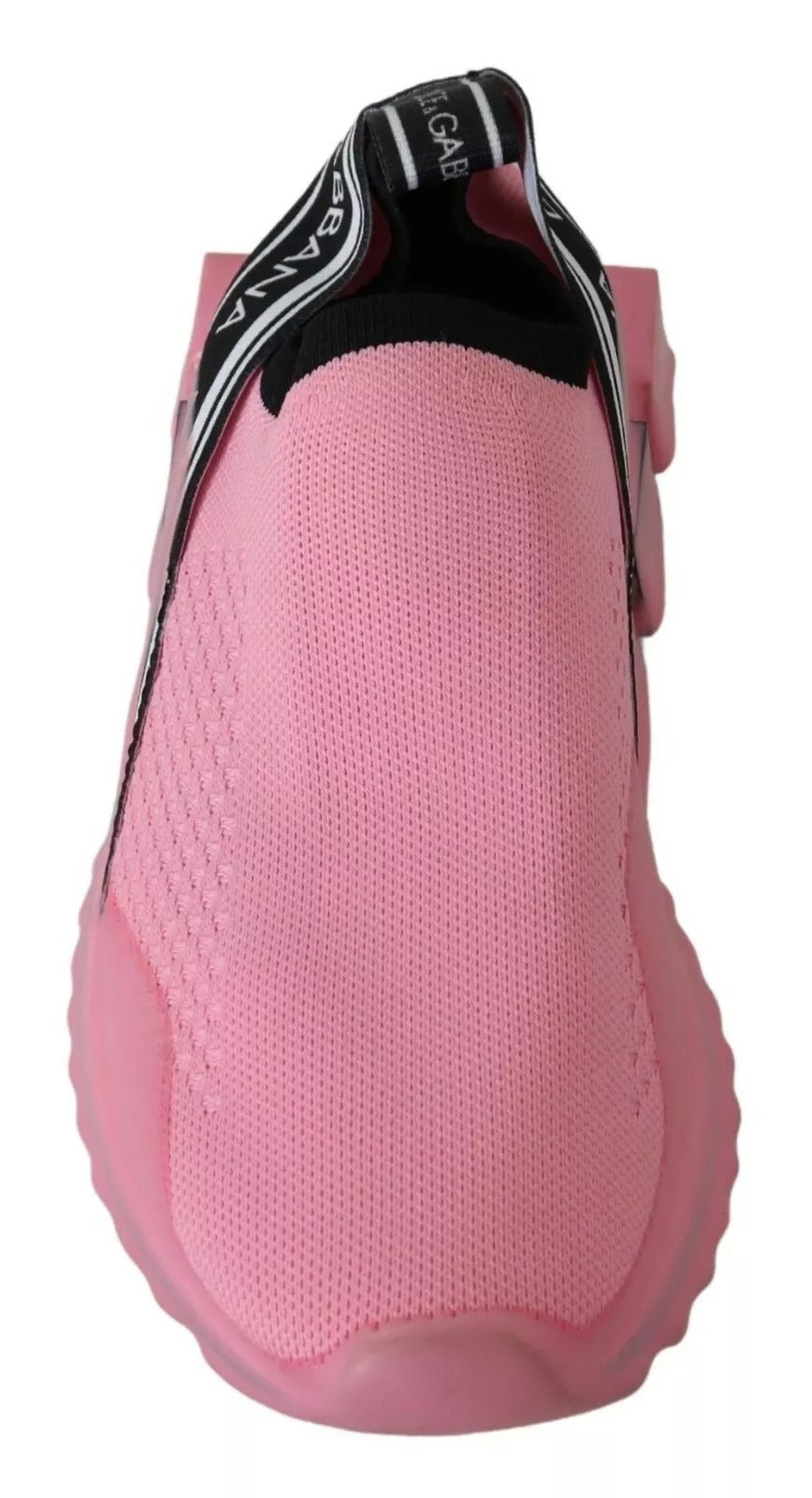 Dolce & Gabbana Pink Low Top Sorrento Sneakers Slip On Casual Schuhe
