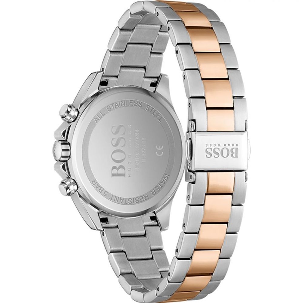 Hugo Boss – Bicolor-Uhr aus Edelstahl