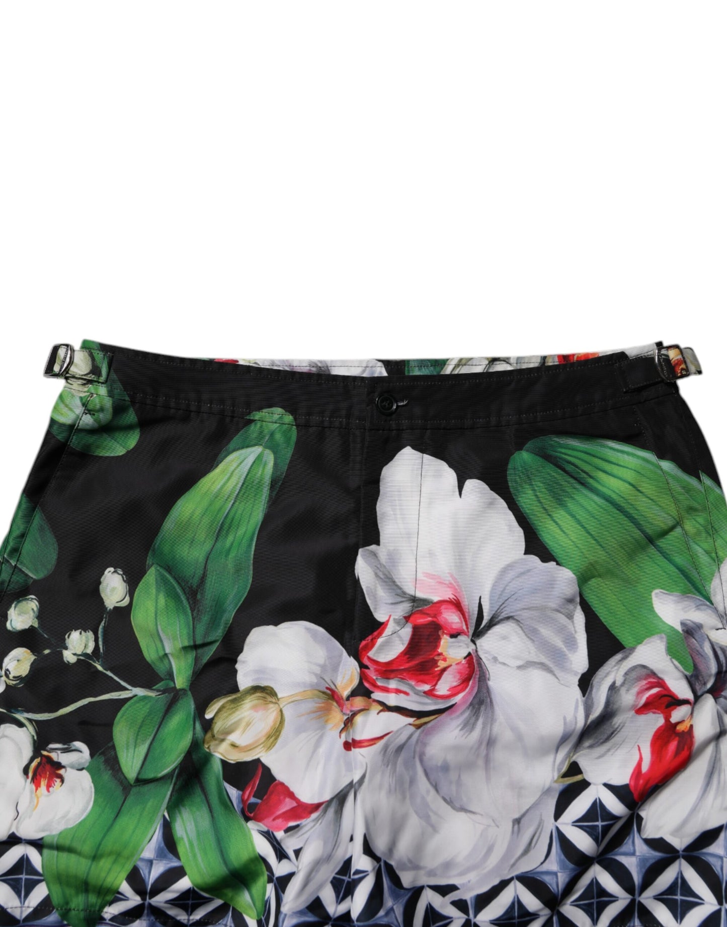 Dolce & Gabbana Mehrfarbige Bermudashorts aus Polyester mit Blumenmuster für Herren