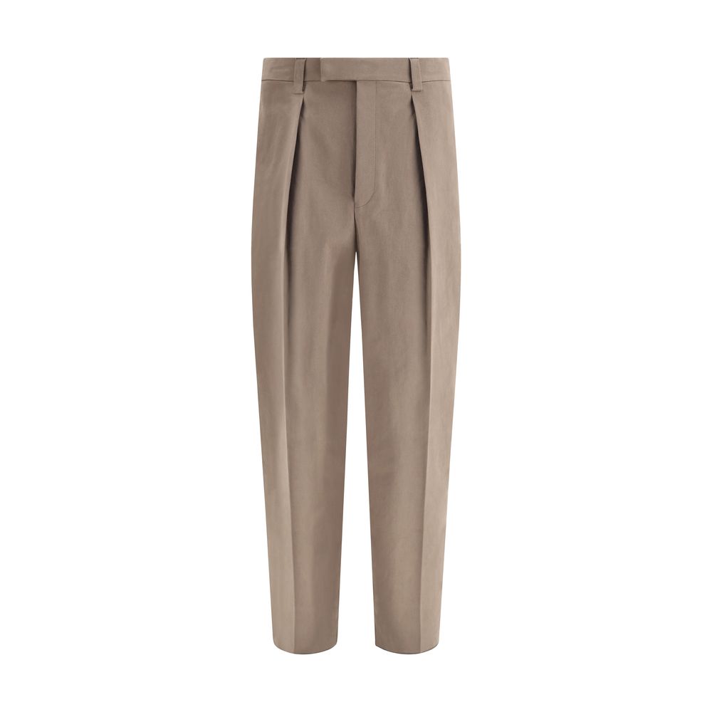 Ferragamo Cotton Wide Leg Pants